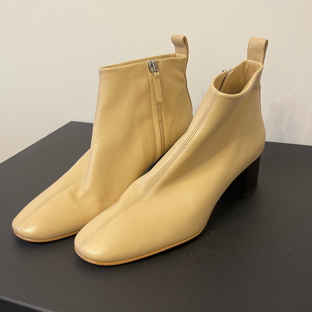 Everlane Tan Heeled Boots